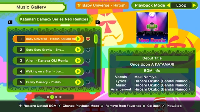 Once Upon A KATAMARI - Katamari Damacy Series Neo Remixes screenshot 0