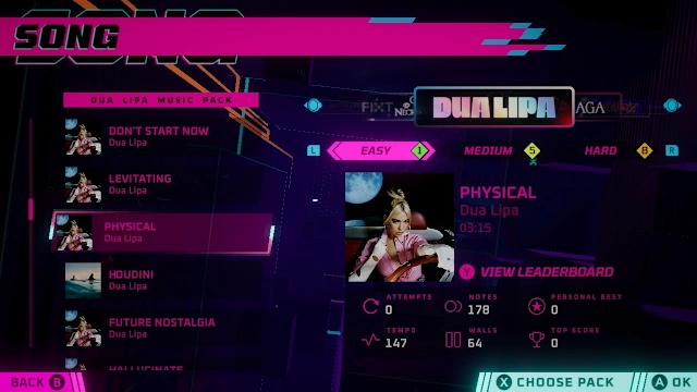 Synth Riders: Dua Lipa Music Pack screenshot 0