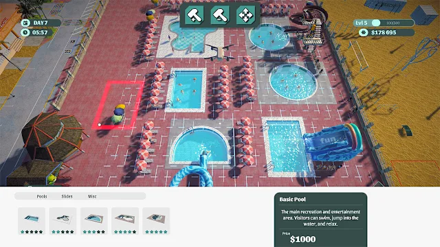 Waterpark Simulator 25: Bonus Funds screenshot 2