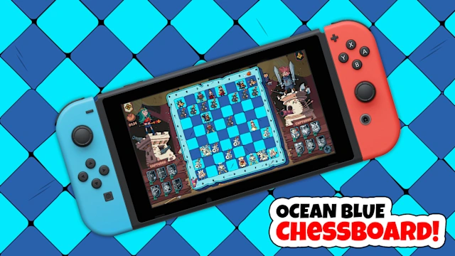 Ocean Blue Chessboard