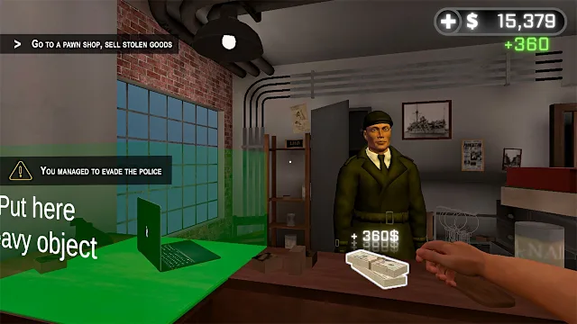 THIEF LIFE SIMULATOR: New Flashlight screenshot 2