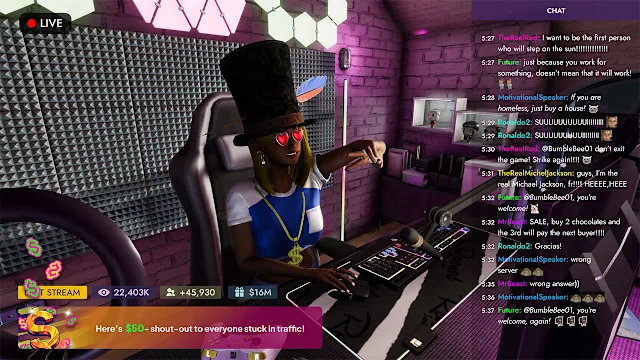STREAMER SIMULATOR 2026: Balance Rise screenshot 0