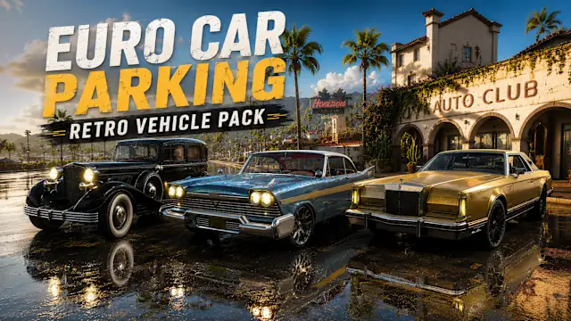 Euro Car Parking: Retro Vehicle Pack