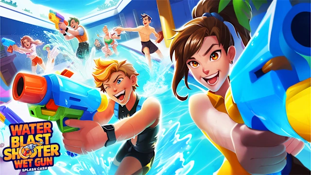 Water Blast Shooter - Wet Gun: Splash Cash