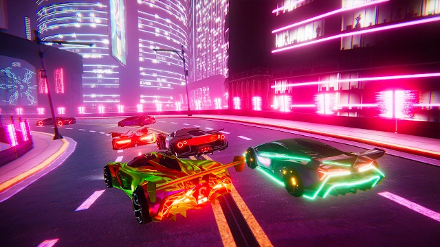 Neon Drifter - Cyber Racing: Elite Supercar screenshot 2