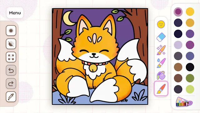 Comfy Pack: Cute Coloring & Kawaii Animals - 100+ Cozy Pages screenshot 3