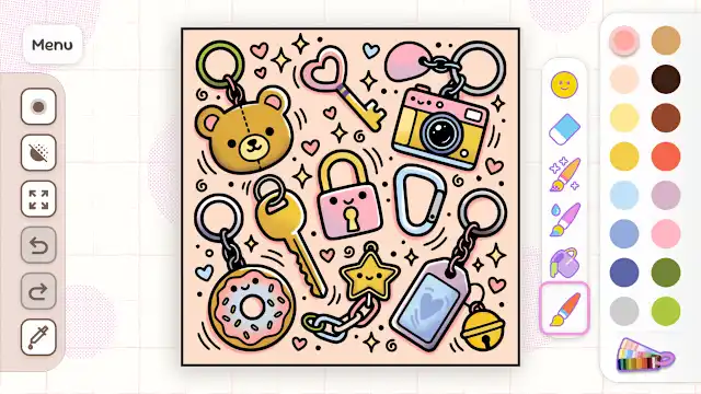 Comfy Pack: Cute Coloring & Kawaii Animals - 100+ Cozy Pages screenshot 4