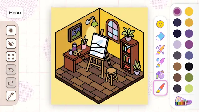 Comfy Pack: Cute Coloring & Kawaii Animals - 100+ Cozy Pages screenshot 2