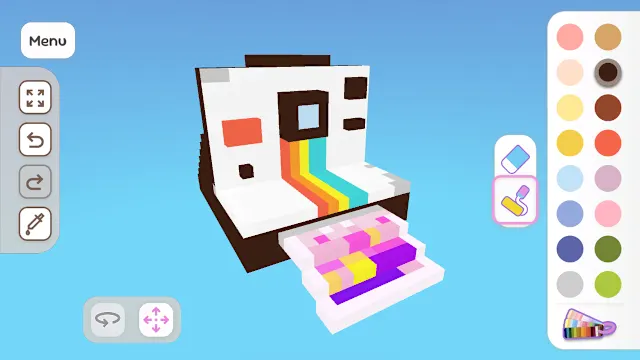 3D Pack: Blocky Voxel Coloring & Cube Art - 30+ Models screenshot 0