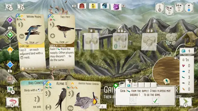 Wingspan Bird Pack: Birds of Continental Europe screenshot 5