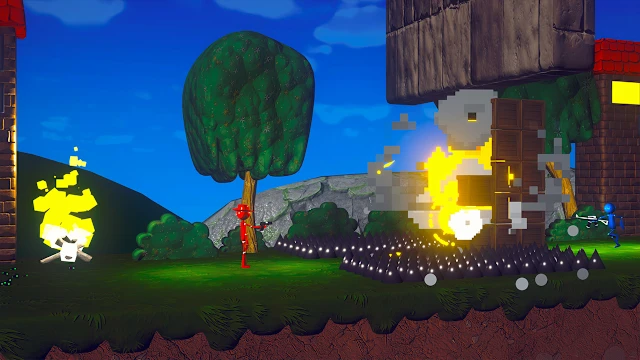 Stick Combat - Fighting Platformer: Power Up screenshot 3