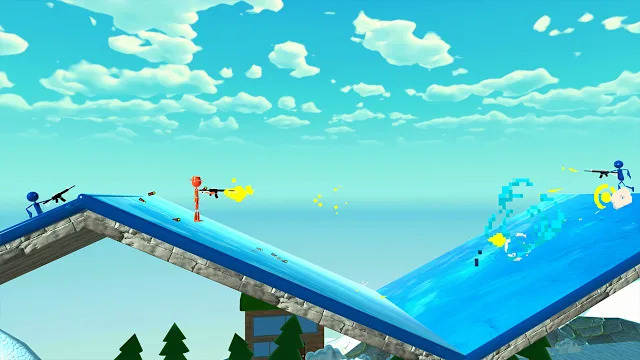 Stick Combat - Fighting Platformer: Power Up screenshot 1