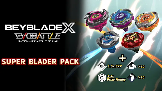 BEYBLADE X EVOBATTLE SUPER BLADER PACK