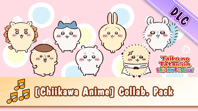 Taiko no Tatsujin: Rhythm Festival - [Chiikawa Anime] Collab. Pack