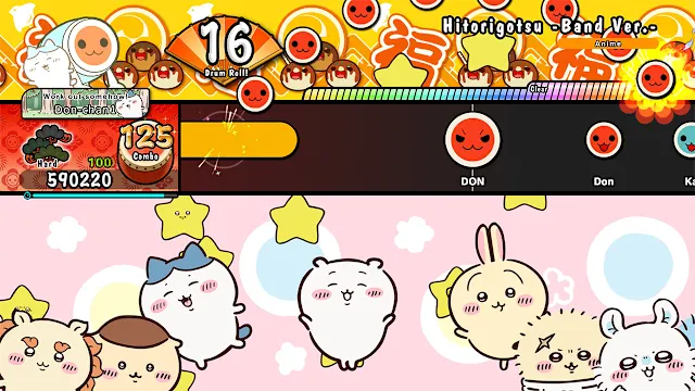 Taiko no Tatsujin: Rhythm Festival - [Chiikawa Anime] Collab. Pack screenshot 0