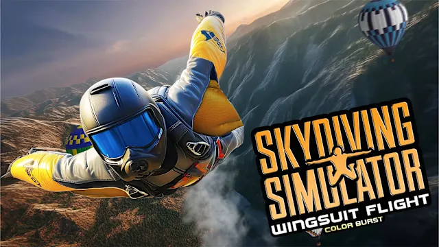 Skydiving Simulator: Wingsuit Flight - Color Burst