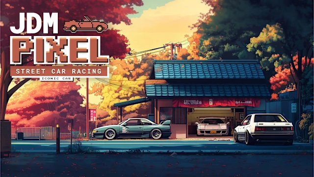 JDM Pixel Street Car Racing: Iconic Car