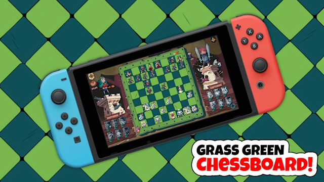 Grass Green Chessboard