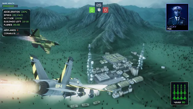 AirJet Fighter : Sky Assault Dual Strike Fighters SU15 & F16 screenshot 4