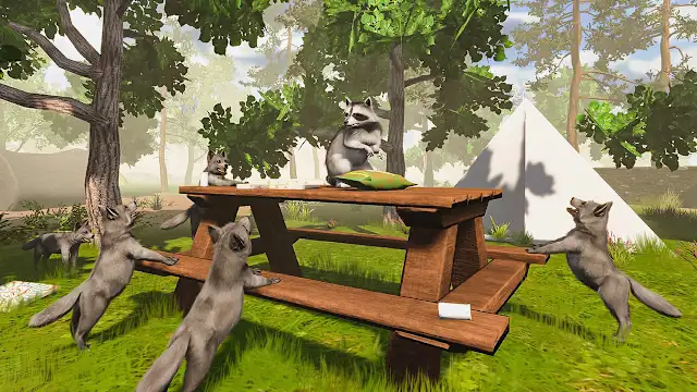 Raccoon Adventure: Animal City Simulator 3D Farm Super Deluxe – New Species screenshot 3