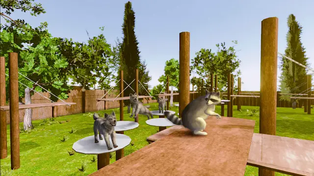 Raccoon Adventure: Animal City Simulator 3D Farm Super Deluxe – New Species screenshot 2