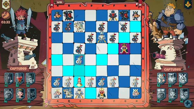 Sky Blue Chessboard screenshot 1