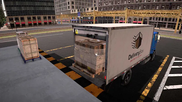 Truck Simulator 2025: City Work Delivery – Urban Makeover screenshot 1