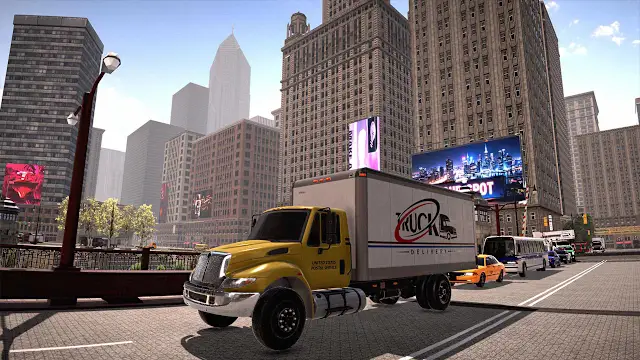 Truck Simulator 2025: City Work Delivery – Urban Makeover screenshot 2