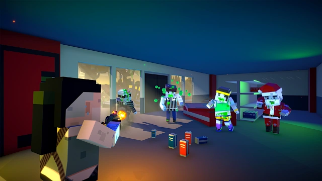 Zombie Blocks: Pixel Shooter Gun – Coin Boost screenshot 2