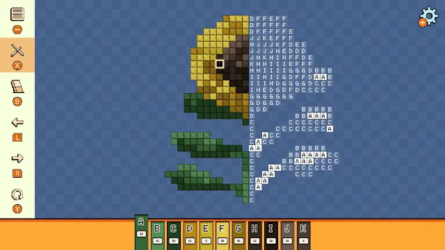 Pixel Cross Stitch Color by Number: Miniatures - Flowers 2 screenshot 1