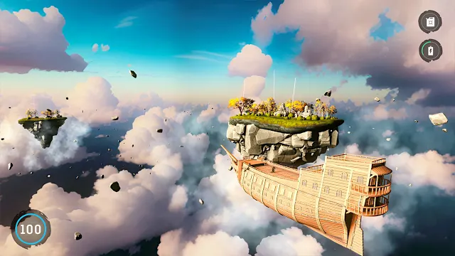 VoidCraft Island Chronicles: Sky Survival – Vivid Arsenal screenshot 3