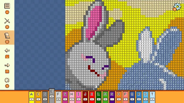 Pixel Cross Stitch Color by Number Seasons Collection: Easter screenshot 2