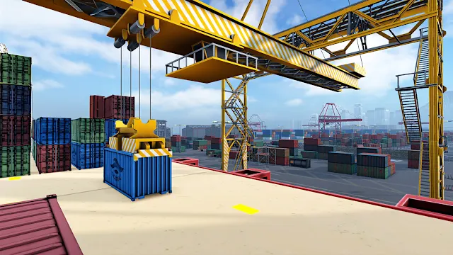 Port Logistics Simulator: Dockside Harbor Handling – Dockside Skies screenshot 0
