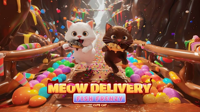 Meow Delivery: Fish Frenzy – Cute Cat
