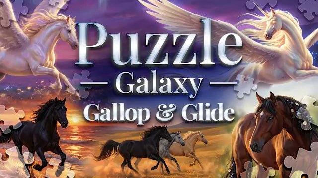 Puzzle Galaxy: Gallop & Glide - 58 new puzzles