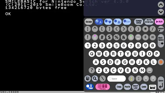 SmileBASIC 4 (with one Server Ticket) screenshot 3