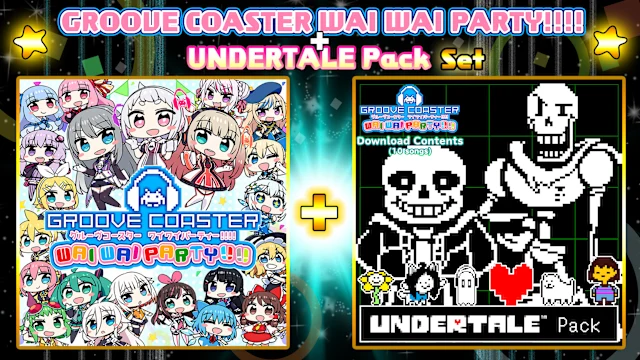 GROOVE COASTER WAI WAI PARTY!!!! + UNDERTALE Pack Value bundle