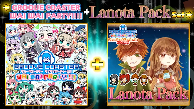 GROOVE COASTER WAI WAI PARTY!!!! + Lanota Pack Set