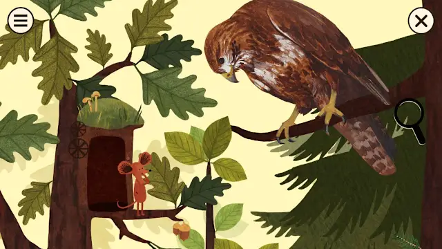 Little Mouse's Encyclopedia + Under Leaves screenshot 1