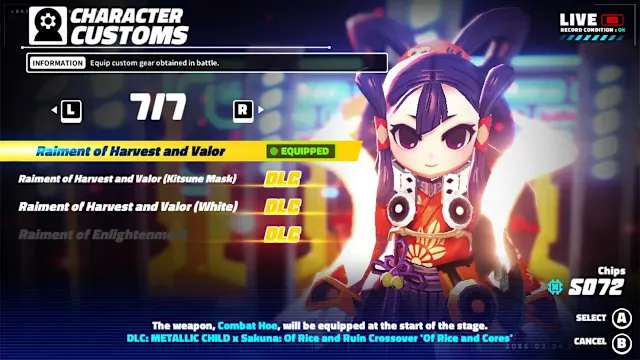 METALLIC CHILD x Sakuna: Of Rice and Ruin Booster Bundle screenshot 0