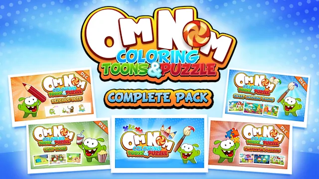 Om Nom: Coloring, Toons & Puzzle - Complete Pack
