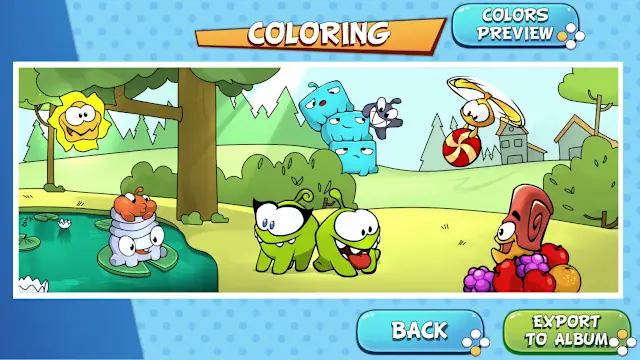 Om Nom: Coloring, Toons & Puzzle - All DLC Pack screenshot 1