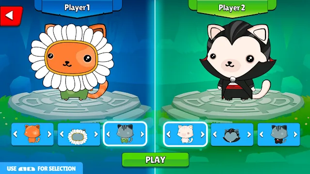 Kitten’s Head Football: Spooky Edition screenshot 2