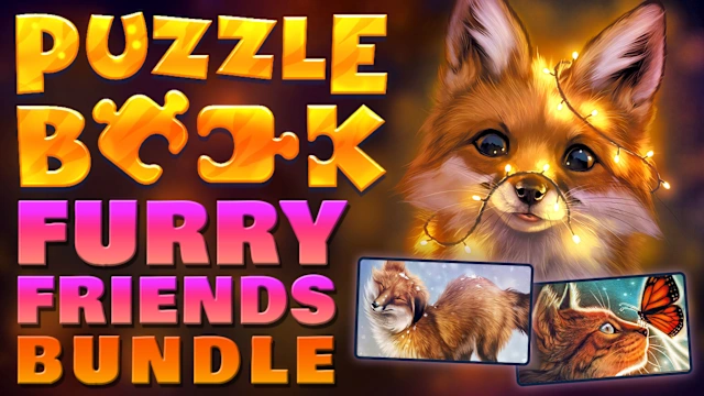 Puzzle Book: Furry Friends Bundle