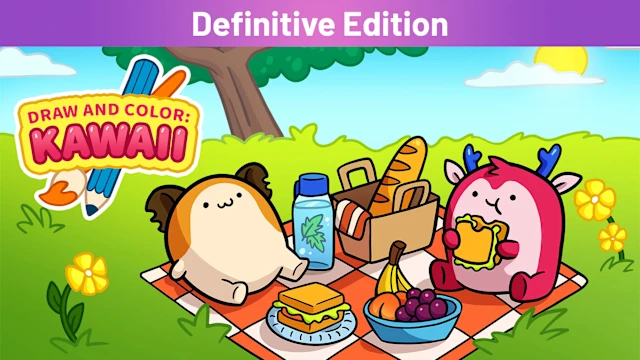 DRAW AND COLOR: KAWAII Definitive Edition