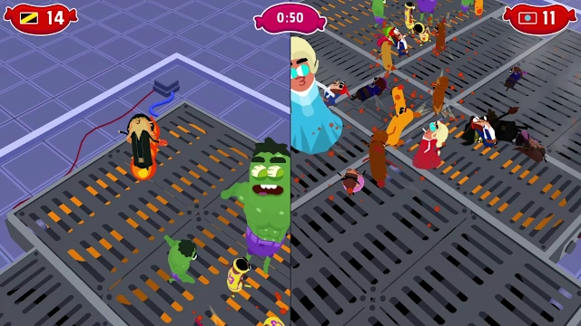 Sausage Wars: Deadly Levels screenshot 1