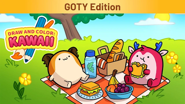 DRAW AND COLOR: KAWAII GOTY Edition