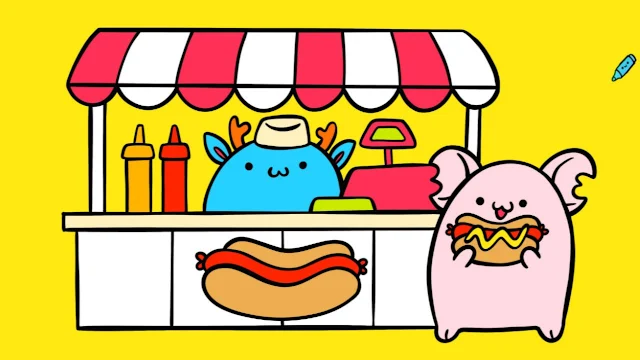 DRAW AND COLOR: KAWAII Magnificent Edition screenshot 2