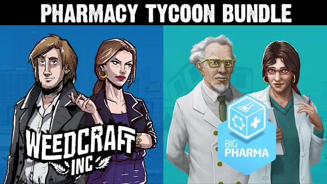 Pharmacy Tycoon Bundle: Weedcraft Inc & Big Pharma