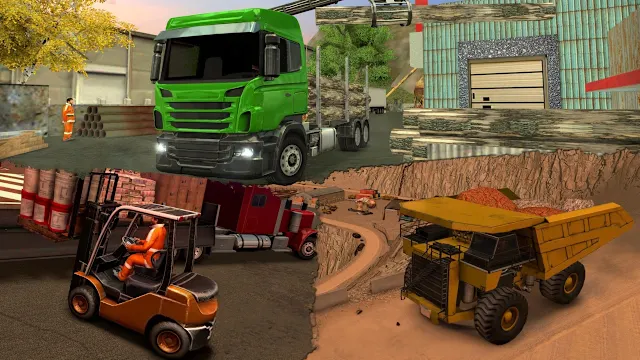 Big Vehicle Simulator Games Bundle - Truck Farming Flight Construction Bus Ship screenshot 4